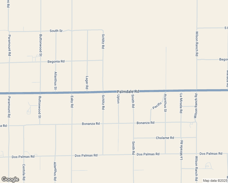 map of restaurants, bars, coffee shops, grocery stores, and more near Palmdale Road in Phelan