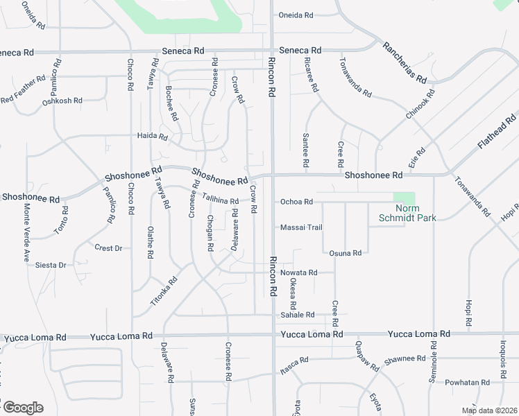 map of restaurants, bars, coffee shops, grocery stores, and more near 14093 Crow Road in Apple Valley
