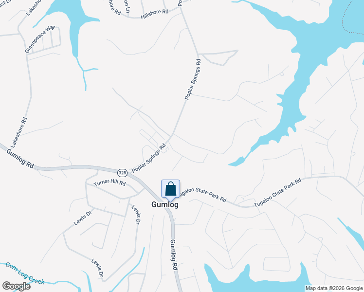map of restaurants, bars, coffee shops, grocery stores, and more near 88 Chandler Place Drive in Lavonia