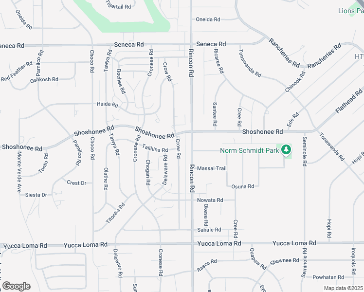 map of restaurants, bars, coffee shops, grocery stores, and more near 14093 Crow Road in Apple Valley