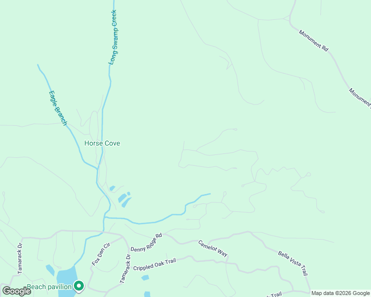 map of restaurants, bars, coffee shops, grocery stores, and more near 3530 Denny Ridge Road in Jasper
