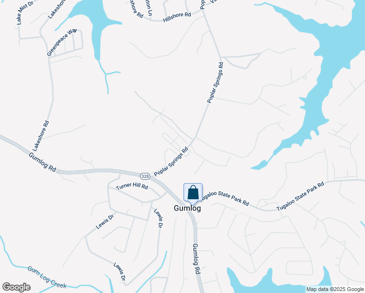 map of restaurants, bars, coffee shops, grocery stores, and more near 195 Poplar Springs Road in Lavonia