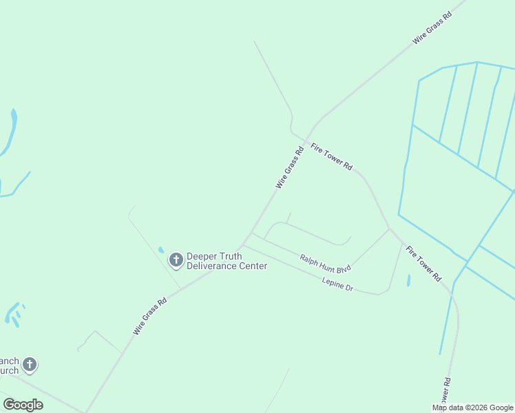 map of restaurants, bars, coffee shops, grocery stores, and more near 5740 Wire Grass Road in Orrum