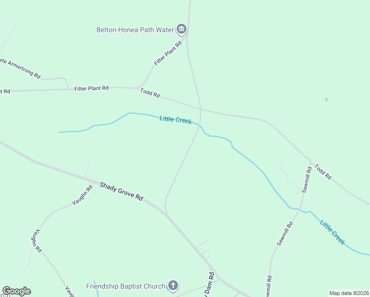 map of restaurants, bars, coffee shops, grocery stores, and more near 735 Holliday Dam Road in Honea Path