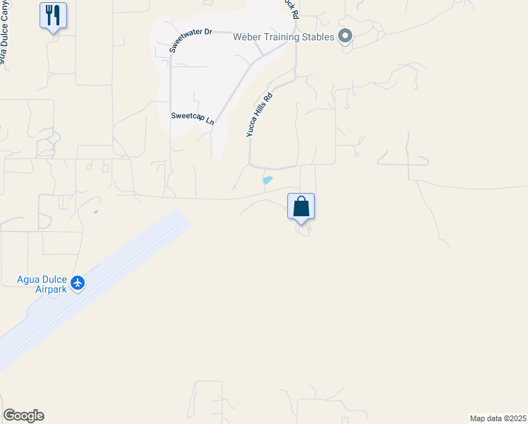 map of restaurants, bars, coffee shops, grocery stores, and more near White Fox Lane in Los Angeles County