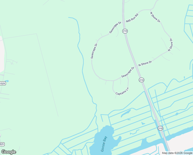 map of restaurants, bars, coffee shops, grocery stores, and more near 312 Seascape Drive in Sneads Ferry