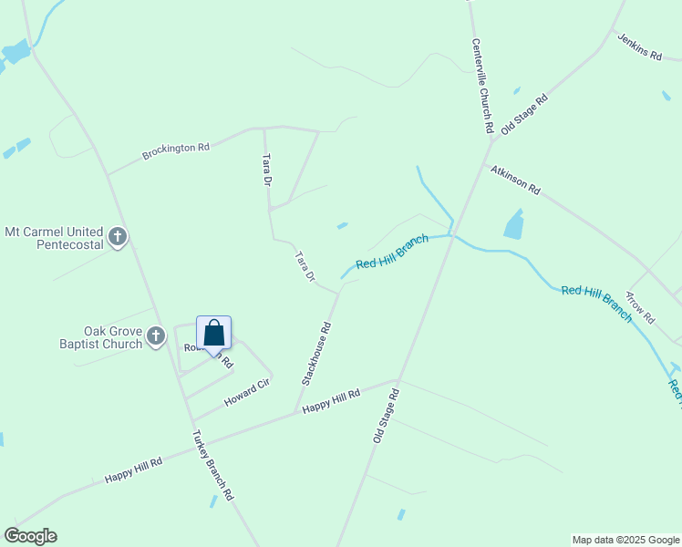 map of restaurants, bars, coffee shops, grocery stores, and more near 377 Stackhouse Road in Fairmont