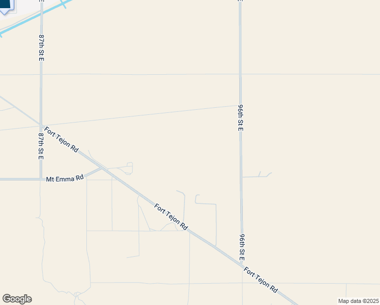 map of restaurants, bars, coffee shops, grocery stores, and more near 96th Street East in Palmdale