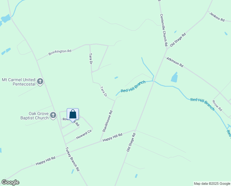 map of restaurants, bars, coffee shops, grocery stores, and more near 377 Stackhouse Road in Fairmont