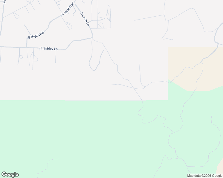 map of restaurants, bars, coffee shops, grocery stores, and more near South Lovin Lane in Dewey-Humboldt