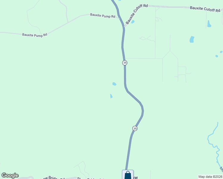 map of restaurants, bars, coffee shops, grocery stores, and more near 5411 Arkansas 35 in Benton