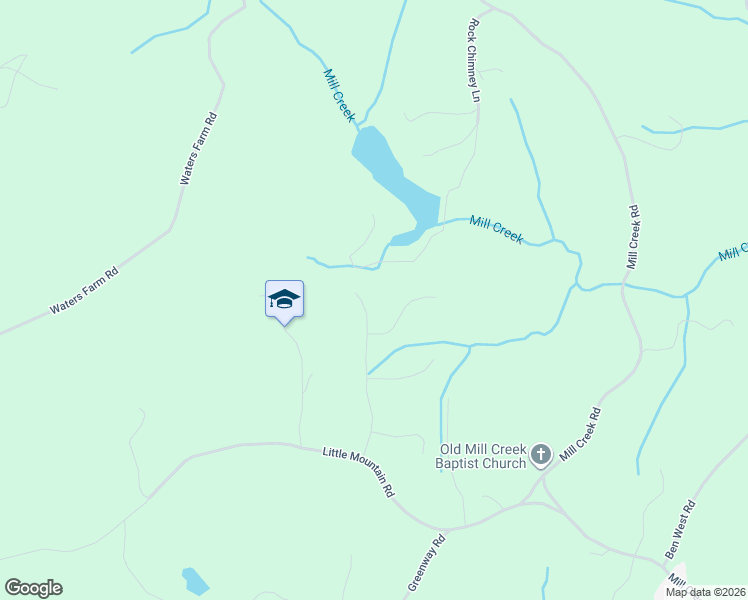map of restaurants, bars, coffee shops, grocery stores, and more near 47 Mill Creek Cove in Dawsonville