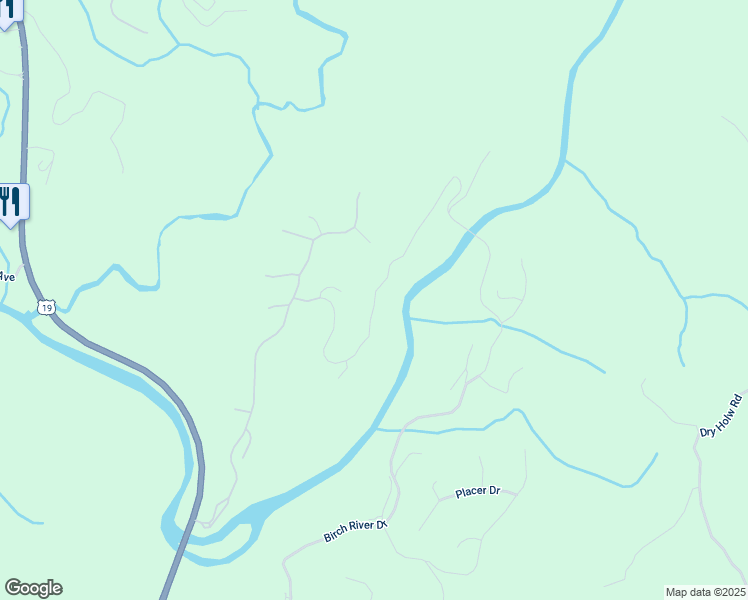 map of restaurants, bars, coffee shops, grocery stores, and more near 448 Golden Bear Pass in Dahlonega