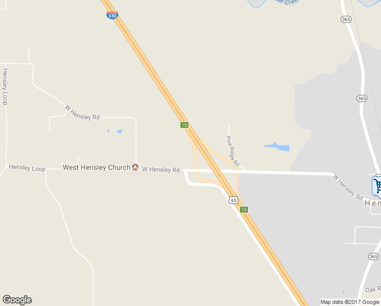map of restaurants, bars, coffee shops, grocery stores, and more near 5524 West Hensley Road in Hensley