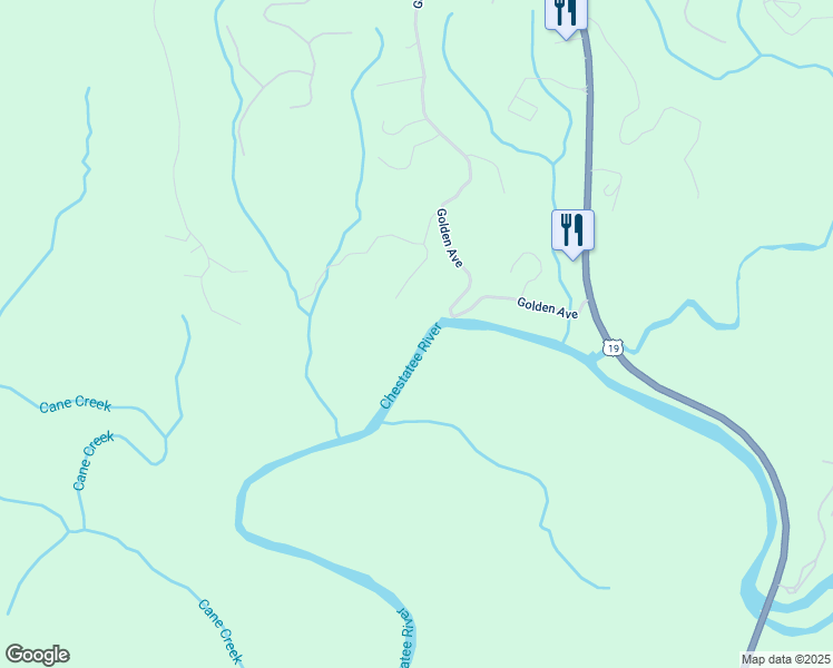 map of restaurants, bars, coffee shops, grocery stores, and more near 934 Golden Avenue in Dahlonega
