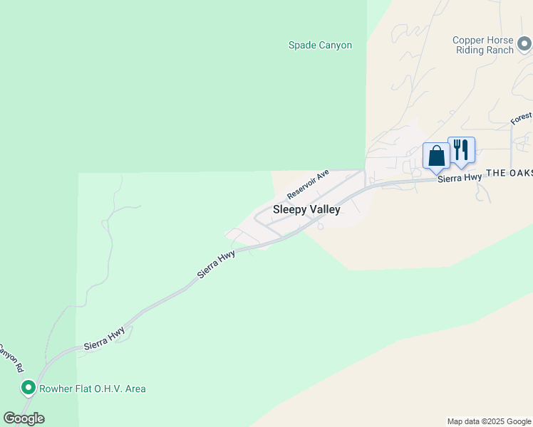 map of restaurants, bars, coffee shops, grocery stores, and more near 13238 Reservoir Avenue in Santa Clarita