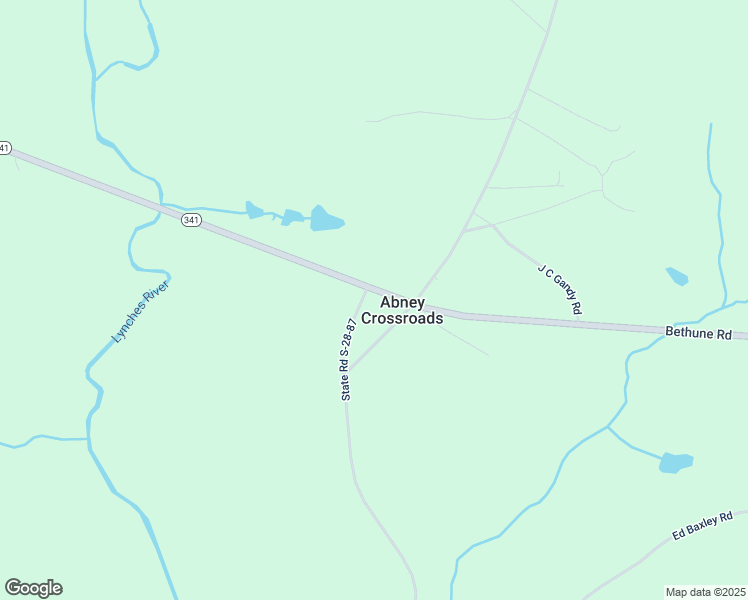 map of restaurants, bars, coffee shops, grocery stores, and more near 5203 Bethune Road in Kershaw