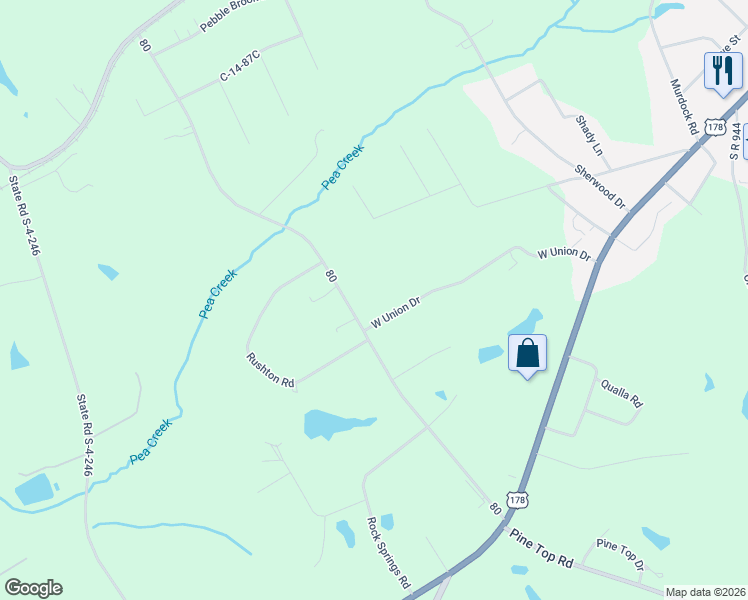 map of restaurants, bars, coffee shops, grocery stores, and more near 1682 James Cox Road in Belton