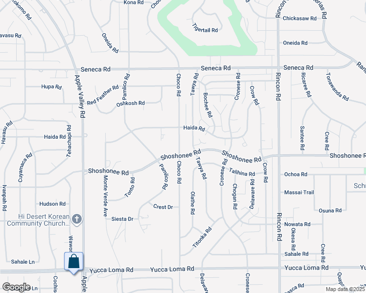 map of restaurants, bars, coffee shops, grocery stores, and more near in Apple Valley