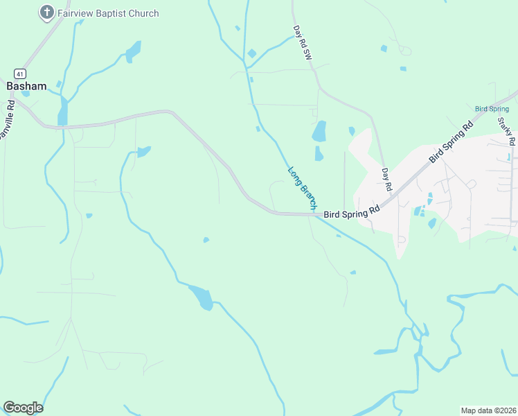 map of restaurants, bars, coffee shops, grocery stores, and more near 895 Bird Spring Road Southwest in Hartselle