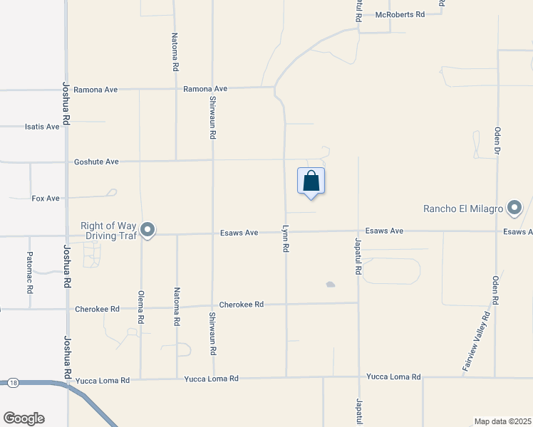 map of restaurants, bars, coffee shops, grocery stores, and more near 14140 Lynn Road in Apple Valley