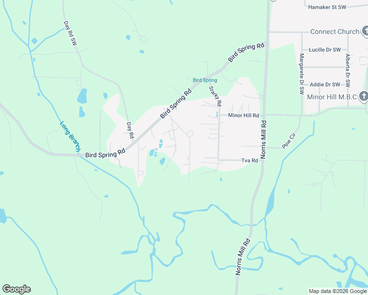 map of restaurants, bars, coffee shops, grocery stores, and more near 141 Herbert Road in Hartselle