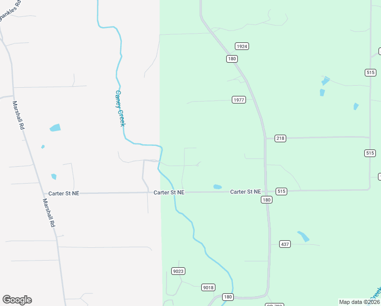 map of restaurants, bars, coffee shops, grocery stores, and more near 55 Honey Suckle Drive in Rainsville