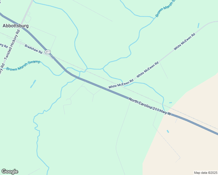 map of restaurants, bars, coffee shops, grocery stores, and more near White McEwen Road in Butters