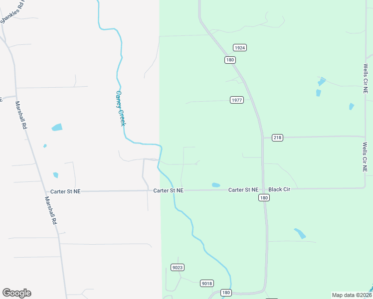 map of restaurants, bars, coffee shops, grocery stores, and more near 55 Honey Suckle Drive in Rainsville