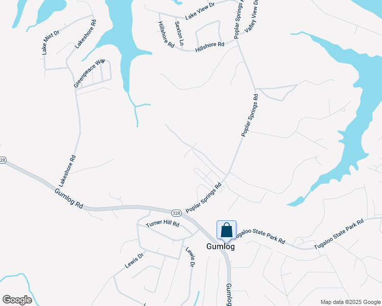 map of restaurants, bars, coffee shops, grocery stores, and more near 195 Poplar Springs Road in Lavonia