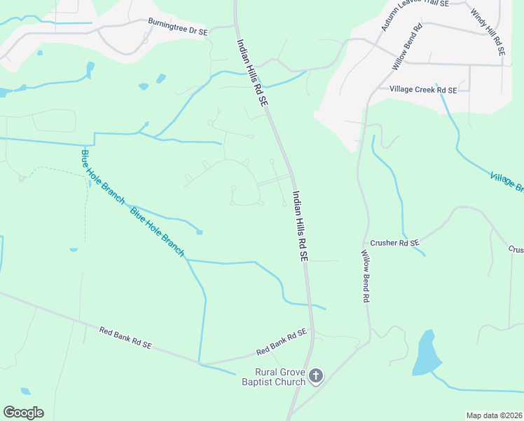 map of restaurants, bars, coffee shops, grocery stores, and more near 2810 Summerwind Drive Southeast in Decatur