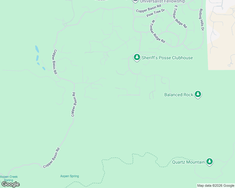 map of restaurants, bars, coffee shops, grocery stores, and more near 2639 West Hawk Road in Prescott