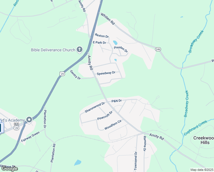 map of restaurants, bars, coffee shops, grocery stores, and more near 1310 Phyllis Drive in Anderson