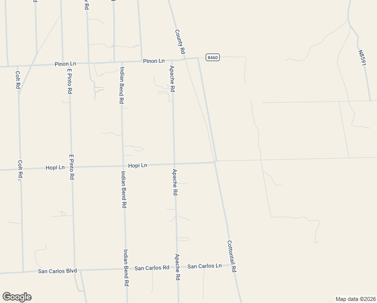 map of restaurants, bars, coffee shops, grocery stores, and more near 4123 Apache Rd in Snowflake