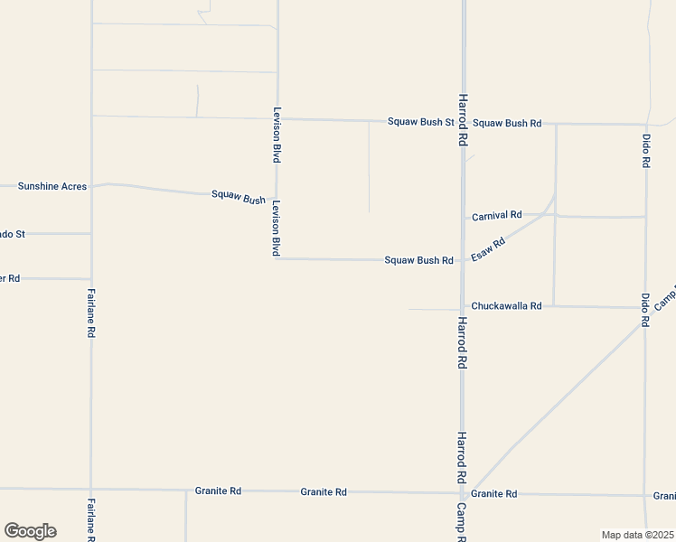 map of restaurants, bars, coffee shops, grocery stores, and more near Squaw Bush in Lucerne Valley