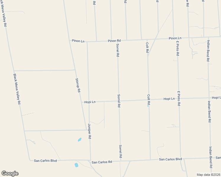 map of restaurants, bars, coffee shops, grocery stores, and more near 4132 Sorrel Road in Snowflake