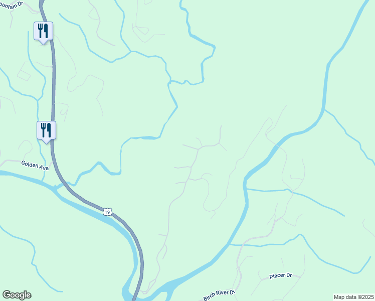 map of restaurants, bars, coffee shops, grocery stores, and more near 1042 Bruin Court in Dahlonega
