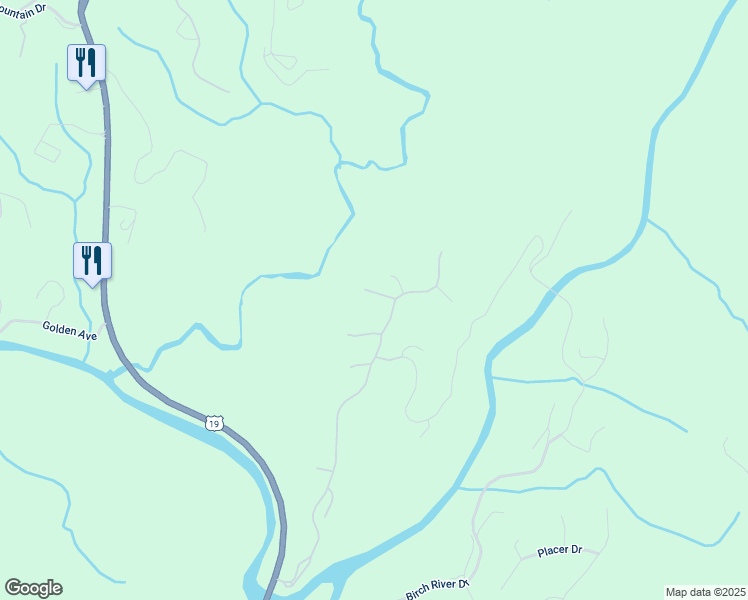 map of restaurants, bars, coffee shops, grocery stores, and more near 1042 Bruin Court in Dahlonega