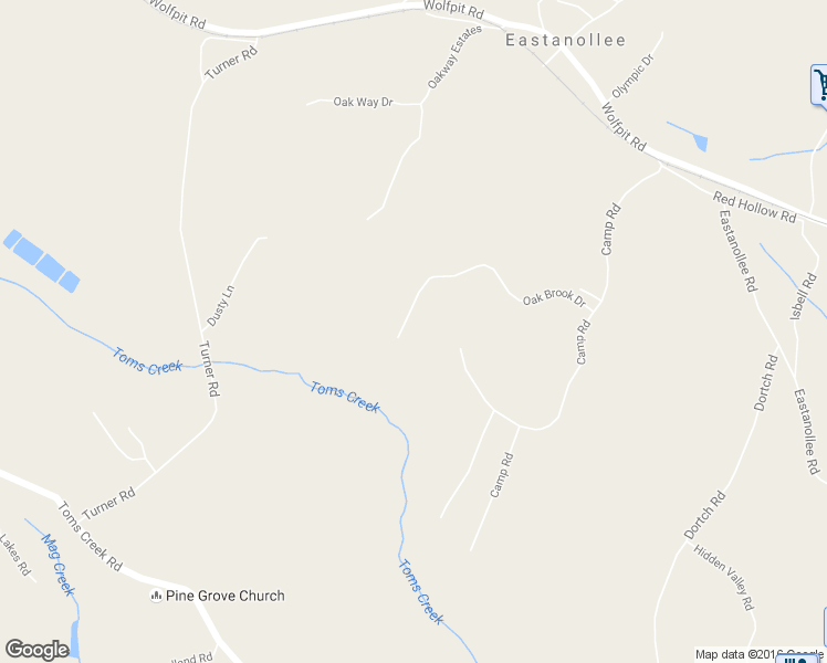 map of restaurants, bars, coffee shops, grocery stores, and more near 518 Oak Brook Drive in Eastanollee