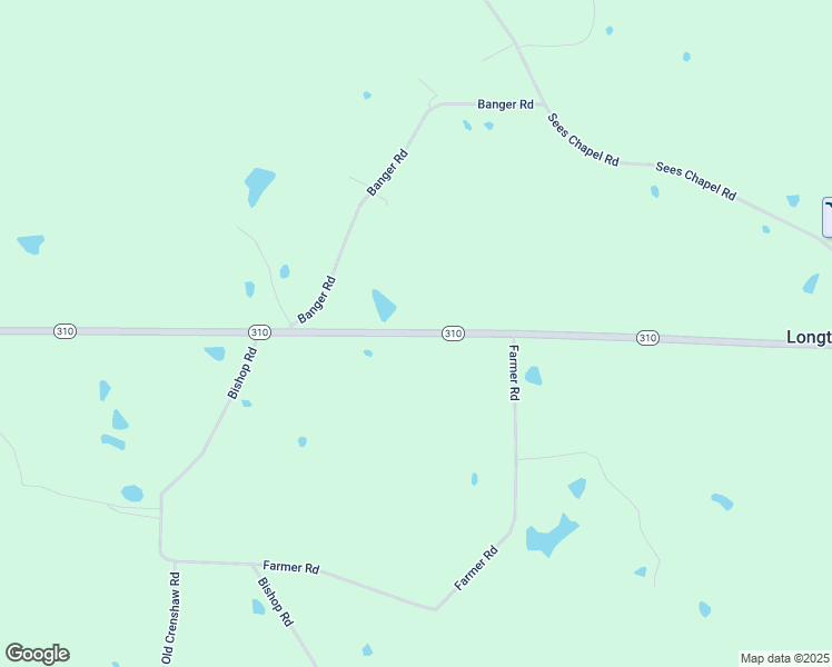map of restaurants, bars, coffee shops, grocery stores, and more near Highway 310 in Crenshaw