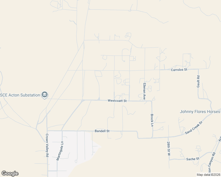 map of restaurants, bars, coffee shops, grocery stores, and more near 34657 Violan Street in Acton