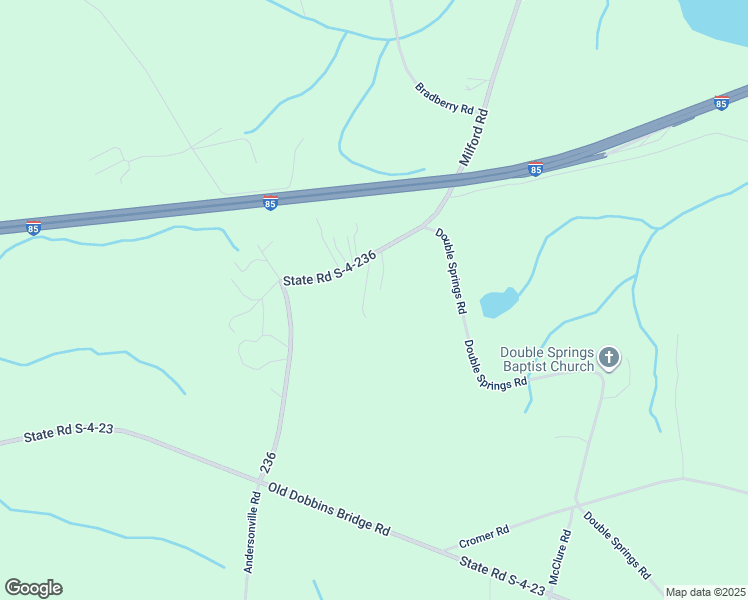 map of restaurants, bars, coffee shops, grocery stores, and more near 835 Milford Road in Townville