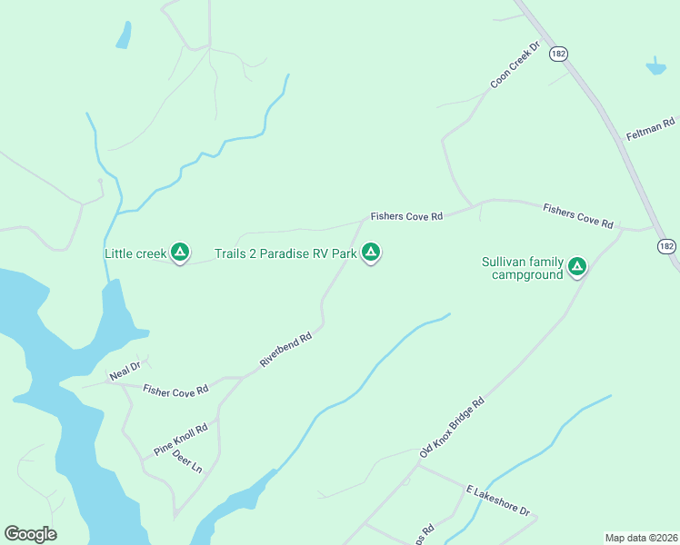 map of restaurants, bars, coffee shops, grocery stores, and more near 327 Fishers Cove Road in Fair Play