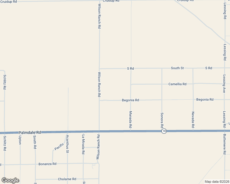 map of restaurants, bars, coffee shops, grocery stores, and more near 14329 Manada Road in Phelan
