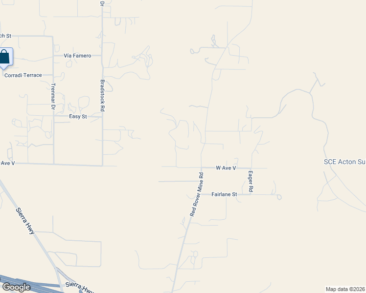 map of restaurants, bars, coffee shops, grocery stores, and more near 34750 Garlock Road in Acton