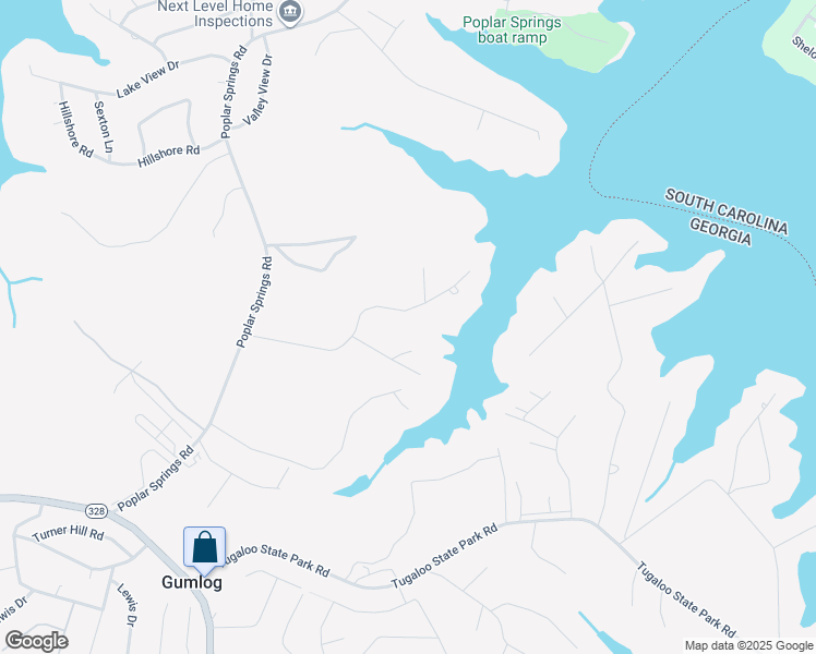 map of restaurants, bars, coffee shops, grocery stores, and more near 551 Lake Place Drive in Lavonia