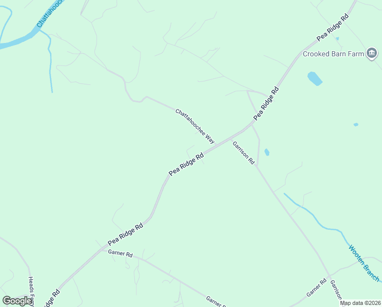 map of restaurants, bars, coffee shops, grocery stores, and more near 2175 Pea Ridge Road in Cornelia