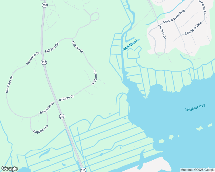 map of restaurants, bars, coffee shops, grocery stores, and more near 414 Sawgrass Cove in Sneads Ferry