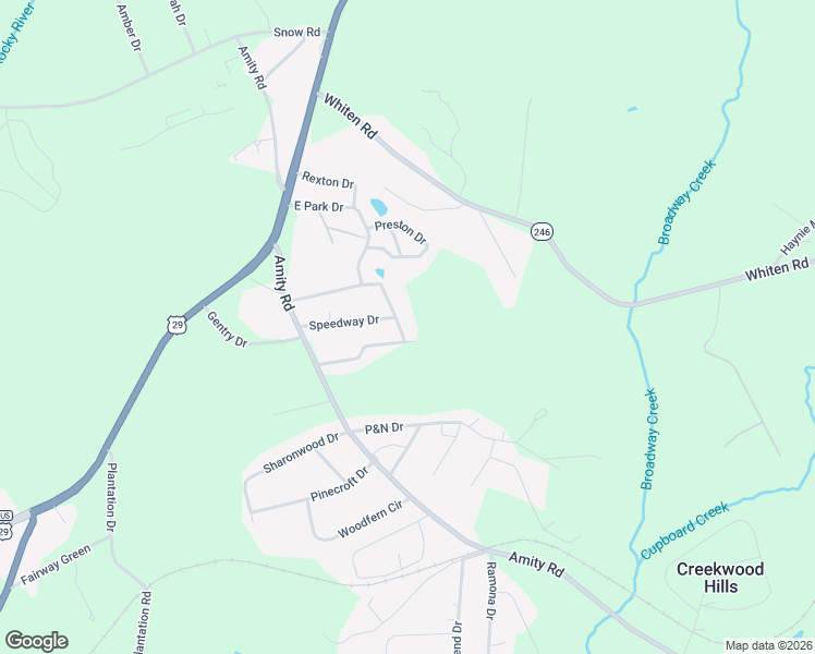 map of restaurants, bars, coffee shops, grocery stores, and more near 1404 Phyllis Drive in Anderson