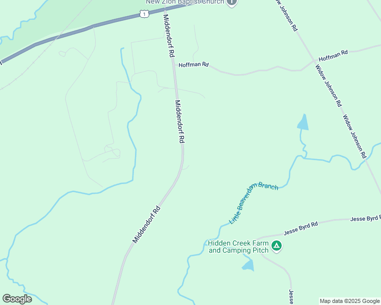 map of restaurants, bars, coffee shops, grocery stores, and more near 697 Middendorf Road in Hartsville